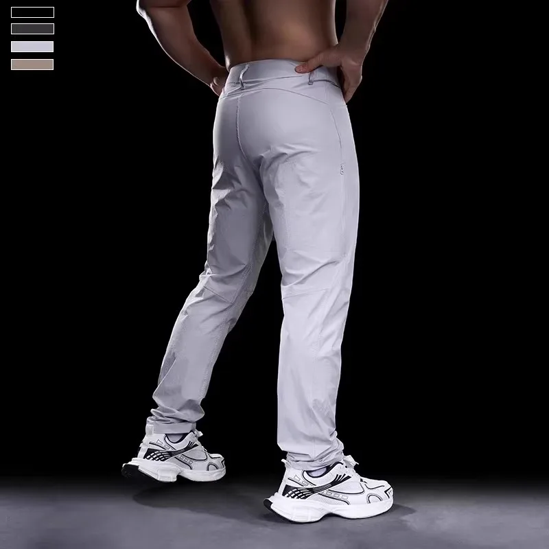

Sports Trousers Men's Summer American Training Pants Thin Loose Straight Casual Elastic Quick-drying Breathable Fitness Pants