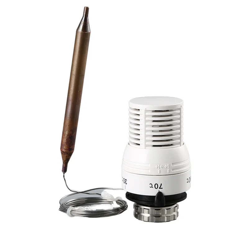 

ATV&UTVHigh Quality Factory Price Modern Brass Auto Thermostatic Valve Head Remote Sensor for Hydronic Apartment Heating Use 20-