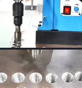 Portable Magnetic Drill Machine 13000N Force 38mm Capacity Dual Voltage Metal Steel Drilling