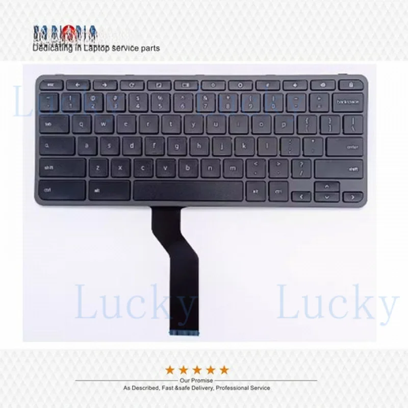 

Новая клавиатура NKI111S086 для Acer Chromebook R721T R722 R736 R756T, американская раскладка, маленькая клавиша Enter