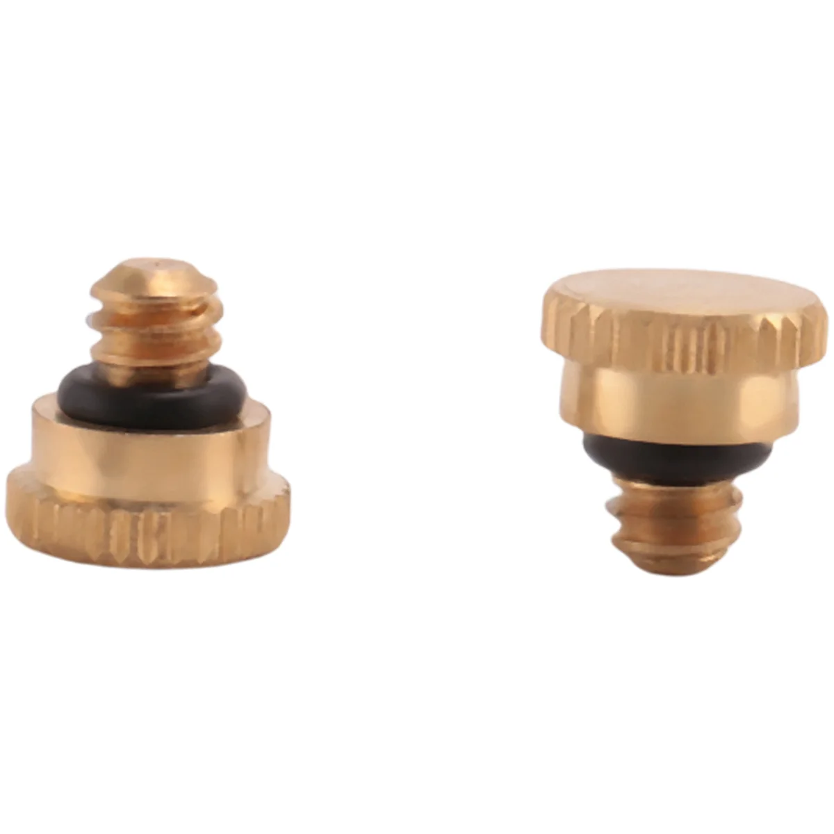 10 قطعة 10/24 المسمار الموضوع النحاس التغشية فوهة التوصيل الضغط المنخفض التفتيت فوهة ضباب لنظام التبريد في الهواء الطلق