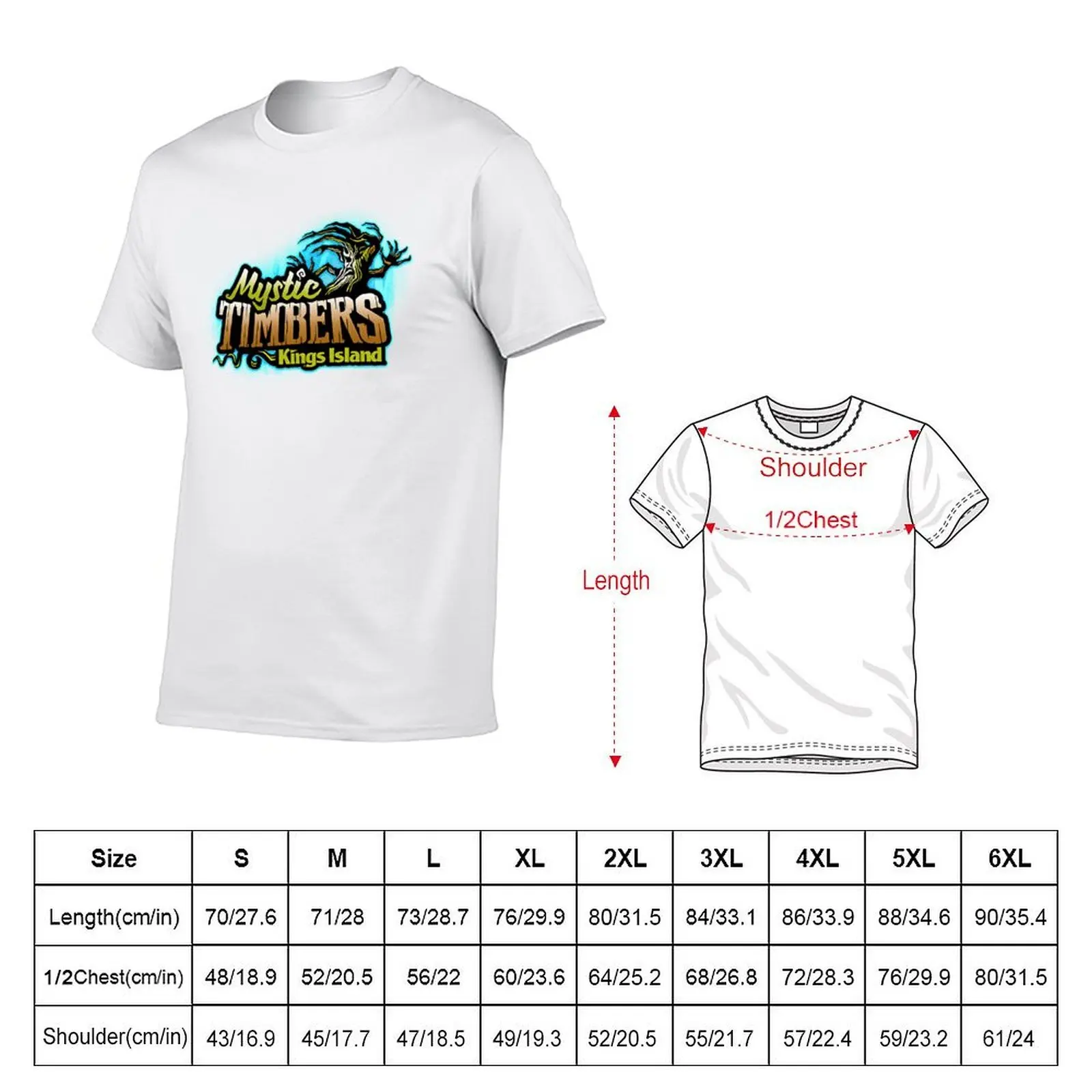 Mystic Timbers Kings Island T-Shirt man t shirts high quality luxury brand essential t shirt T-Shirt