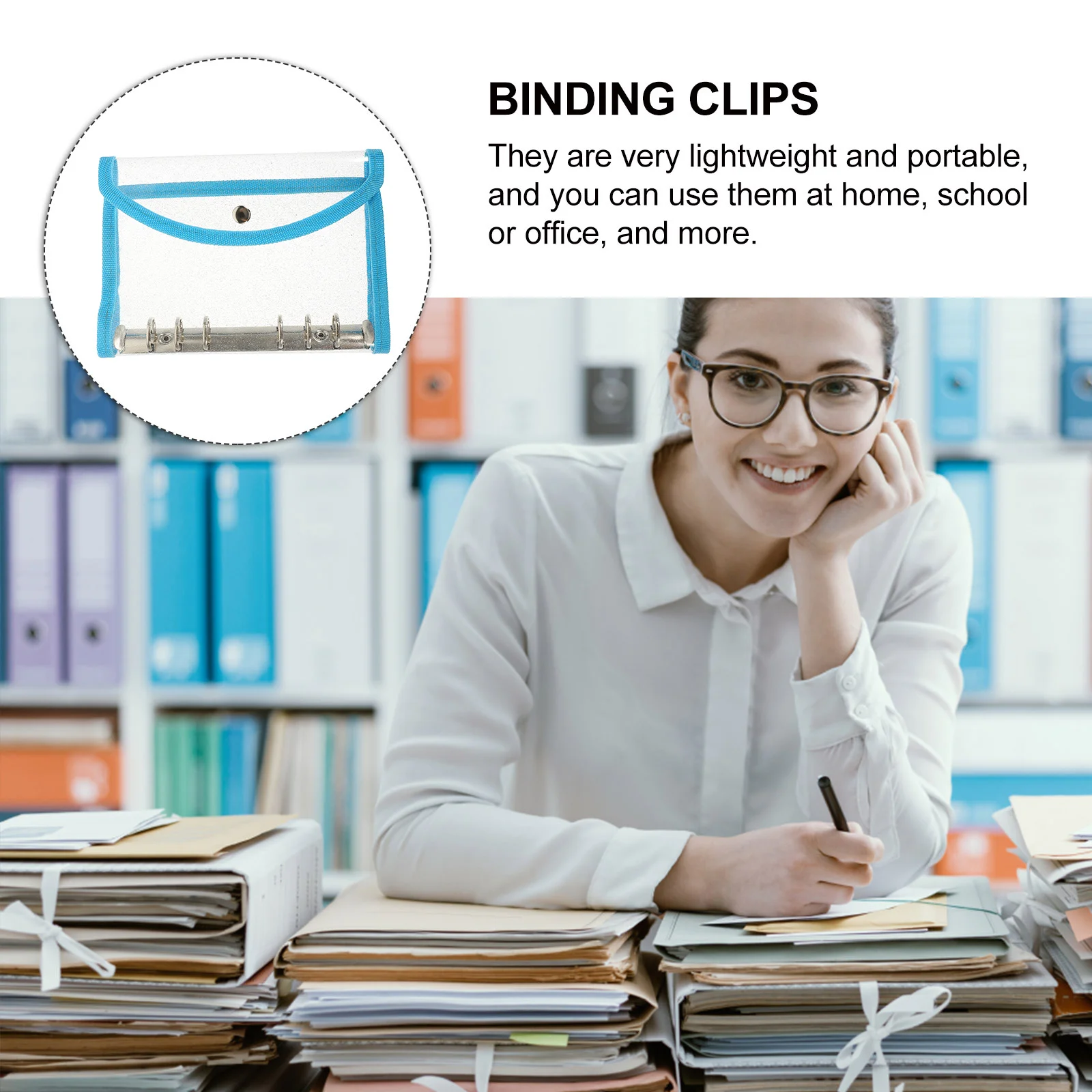 

PVC Binder Notebook Shell Plastic Binder Cover Scrapbook Loose-Leaf Notebook Case for School Plastic Hand Account Cover