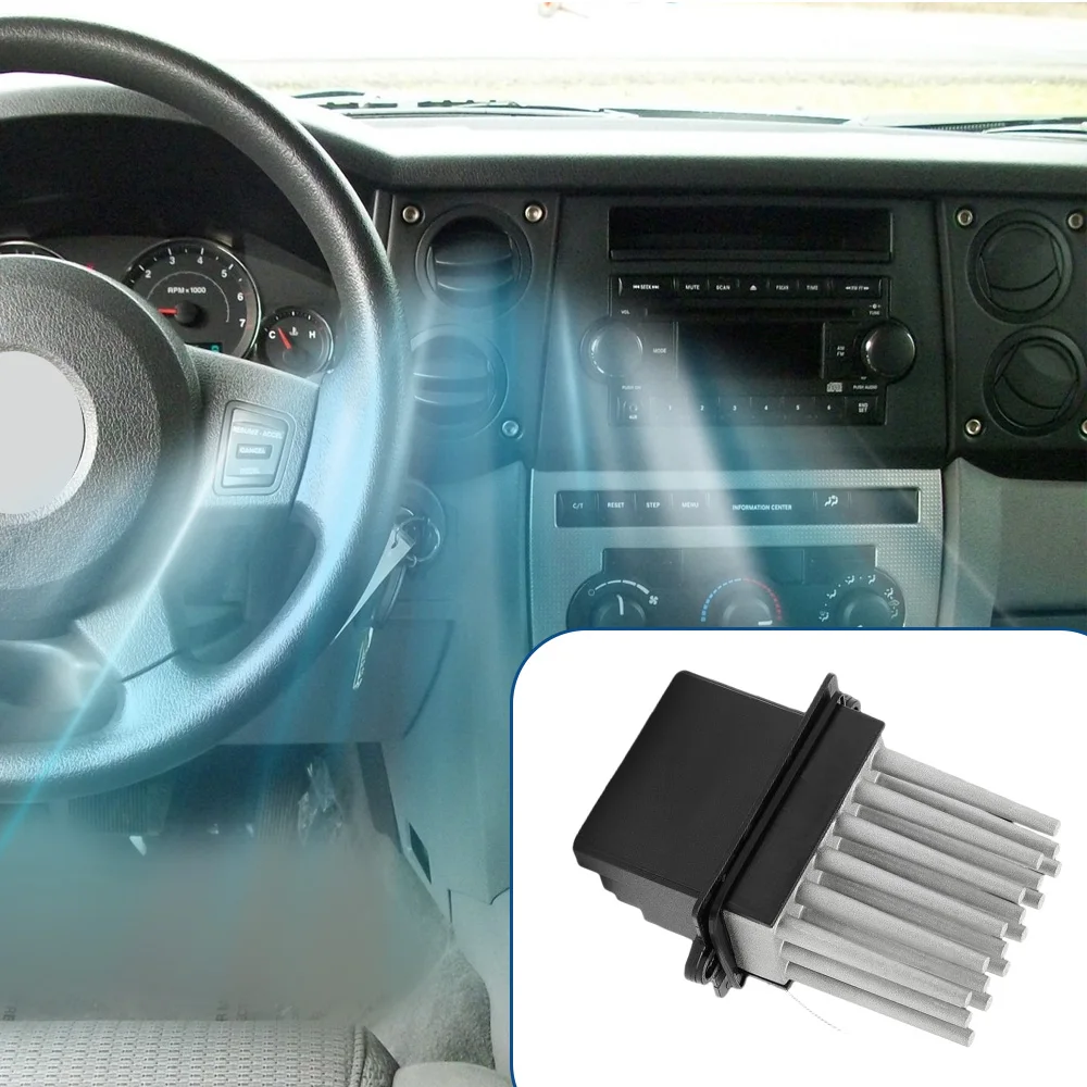 

HVAC Heater Blower Motor Resistor For Chrysler Town & Country Pacifica Dodge Grand Caravan Durango Jeep Grand Cherokee 5179985AA