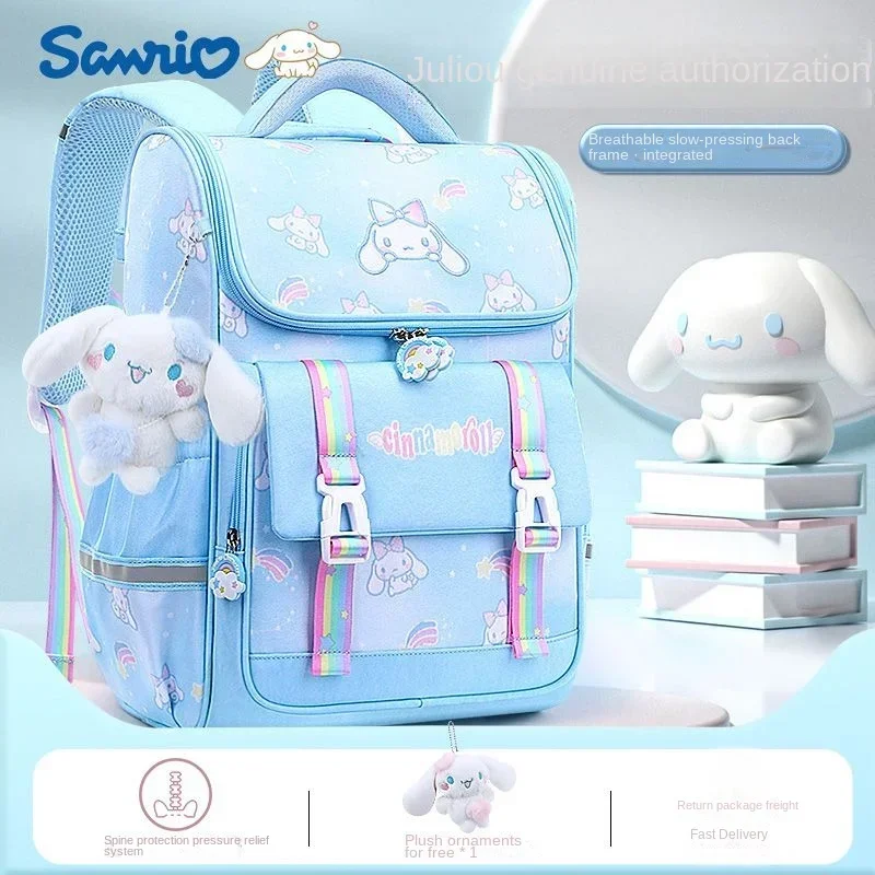 

Sanrio hello kitty backpack mochilas aestethic bag Cinnamoroll Backpacks For Children Kawaii Toys School Student Gift