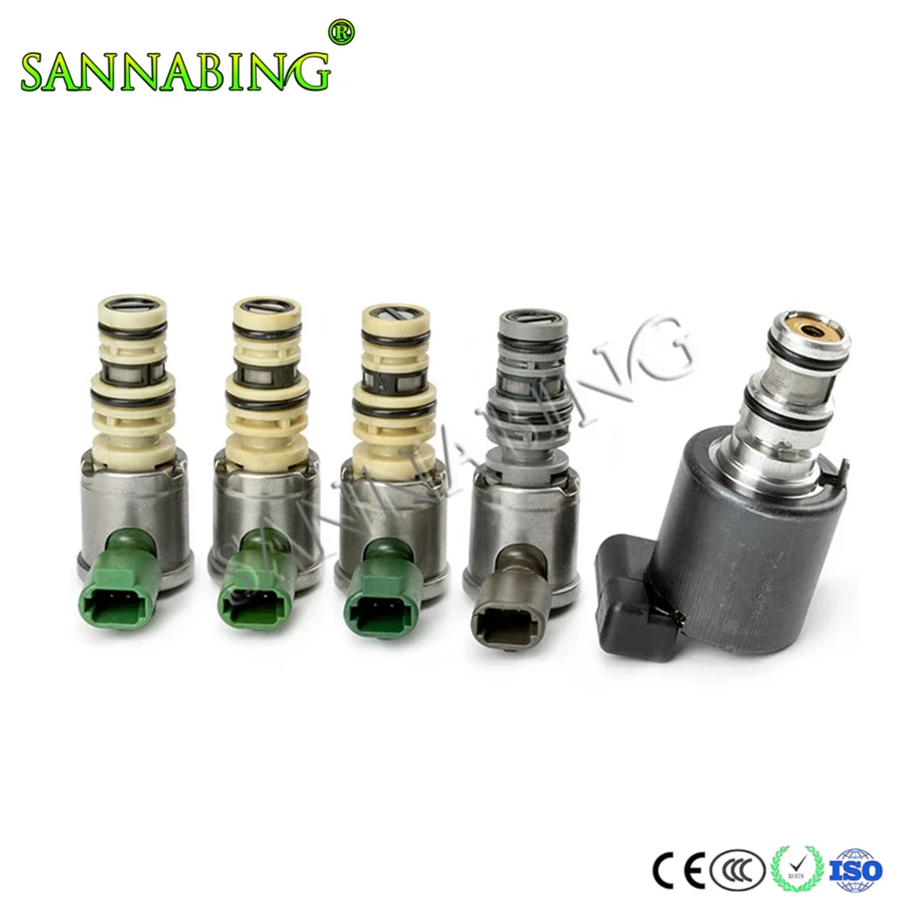 طقم الملف اللولبي ناقل الحركة 5L40 لنقل كاديلاك جنرال موتورز بي ام دبليو، التحكم في القفل EPC TCC 96022804 10478146 24227792 24212690 #3