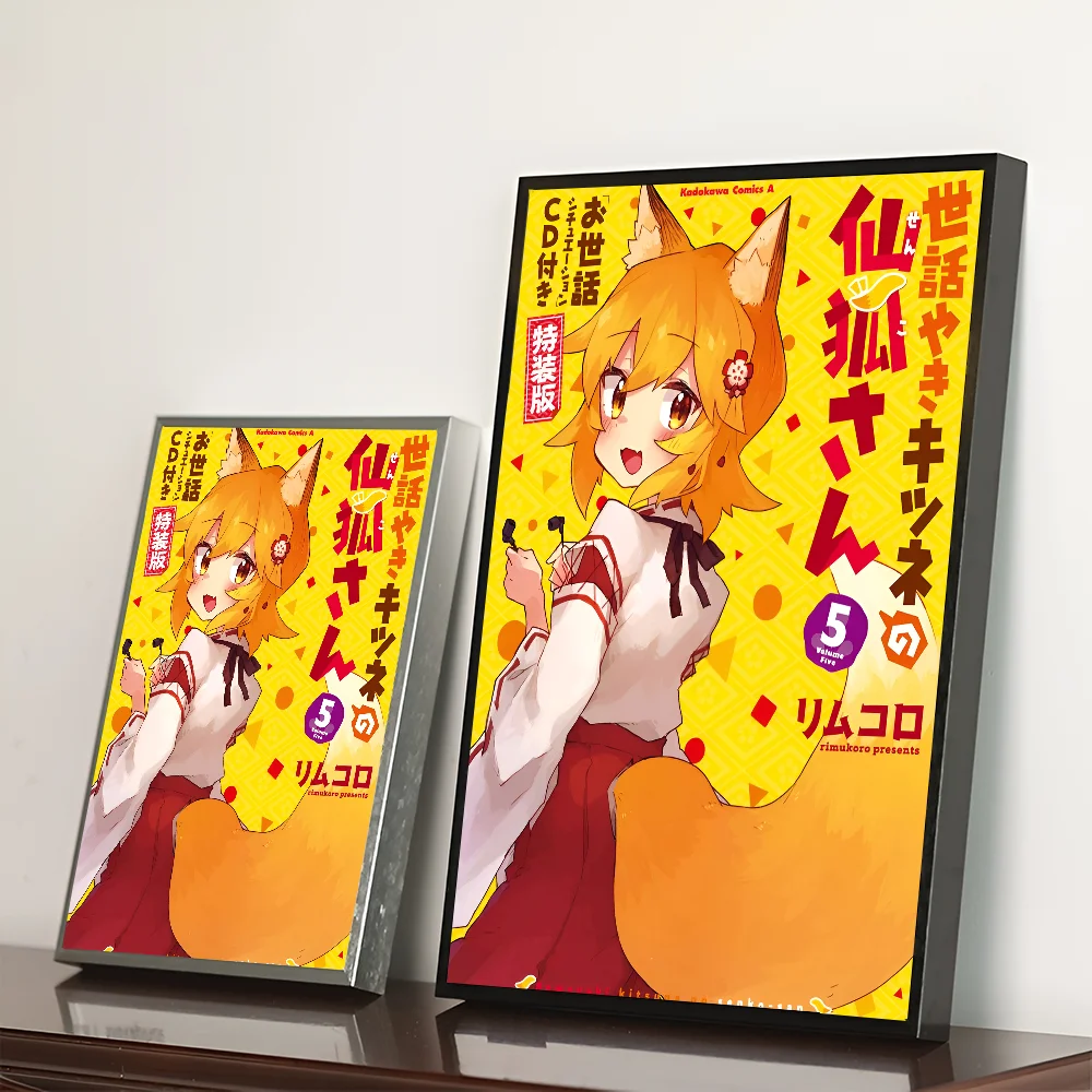 The Helpful Fox Senko San Poster Sticky HD Quality Wall Art Retro Posters for Home Kawaii Room Decor