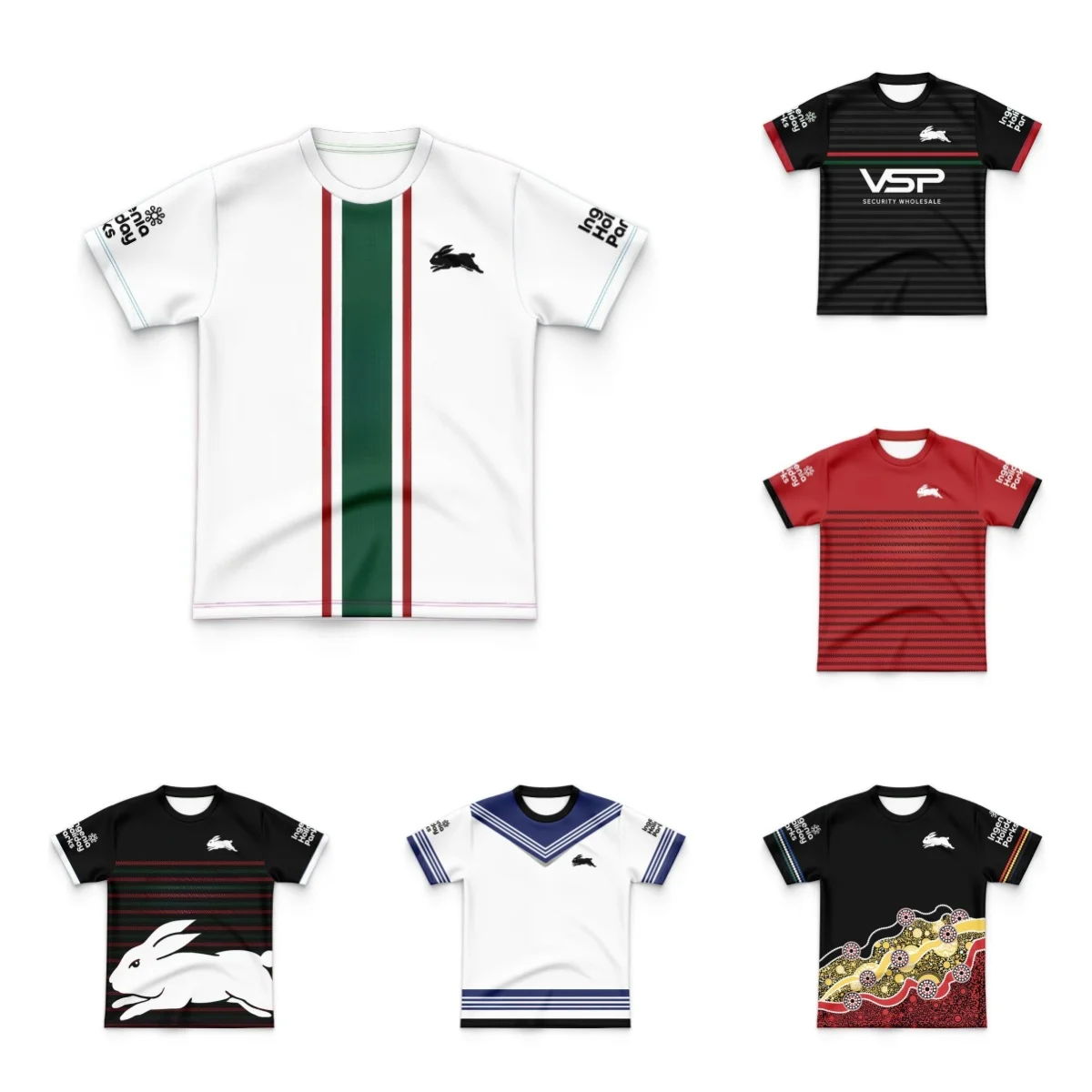 

KIDS 2024 South Sydney Rabitos rugby shirt away men's jersey