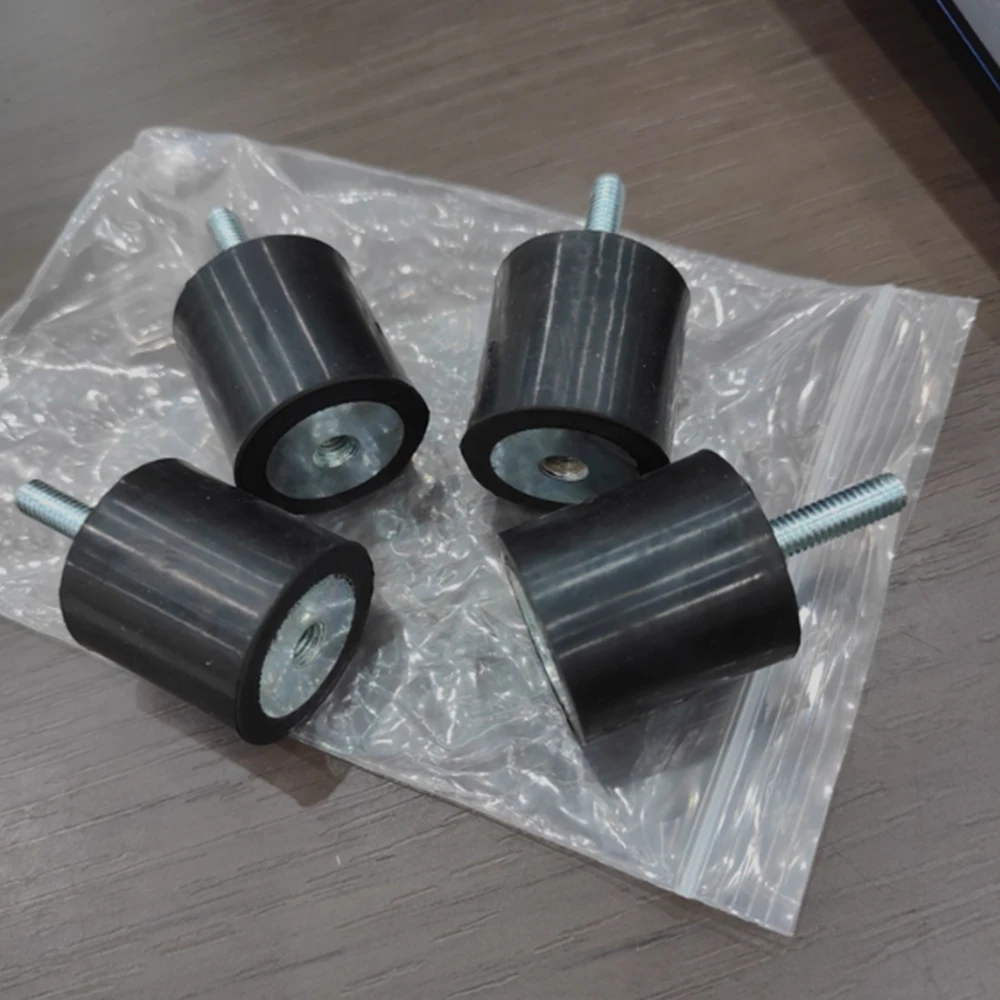 4Pcs M3-M10 VD Type Internal And External Thread Shock-absorbing Rubber Shock Absorber, Silent Buffering Damping Isolator