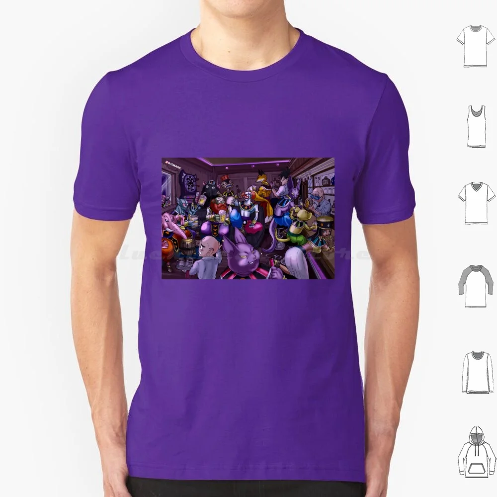 God Of Destruction Bar T Shirt 6xl Cotton Cool Tee Beerus Z Manga Whis Beerus The Destroyer