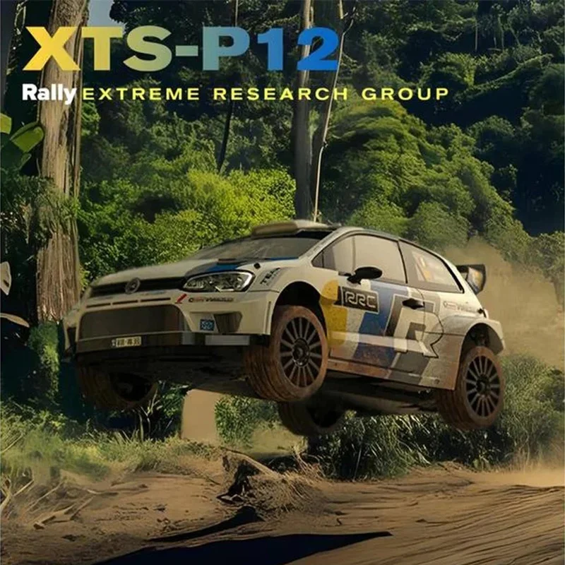 LLL XTS-P12 Rally Car 1:12 RC Remote Control Car Model 6CH Four-Wheel Drive Brushless Drifting Rally Car Racing Off-Road Vehicle