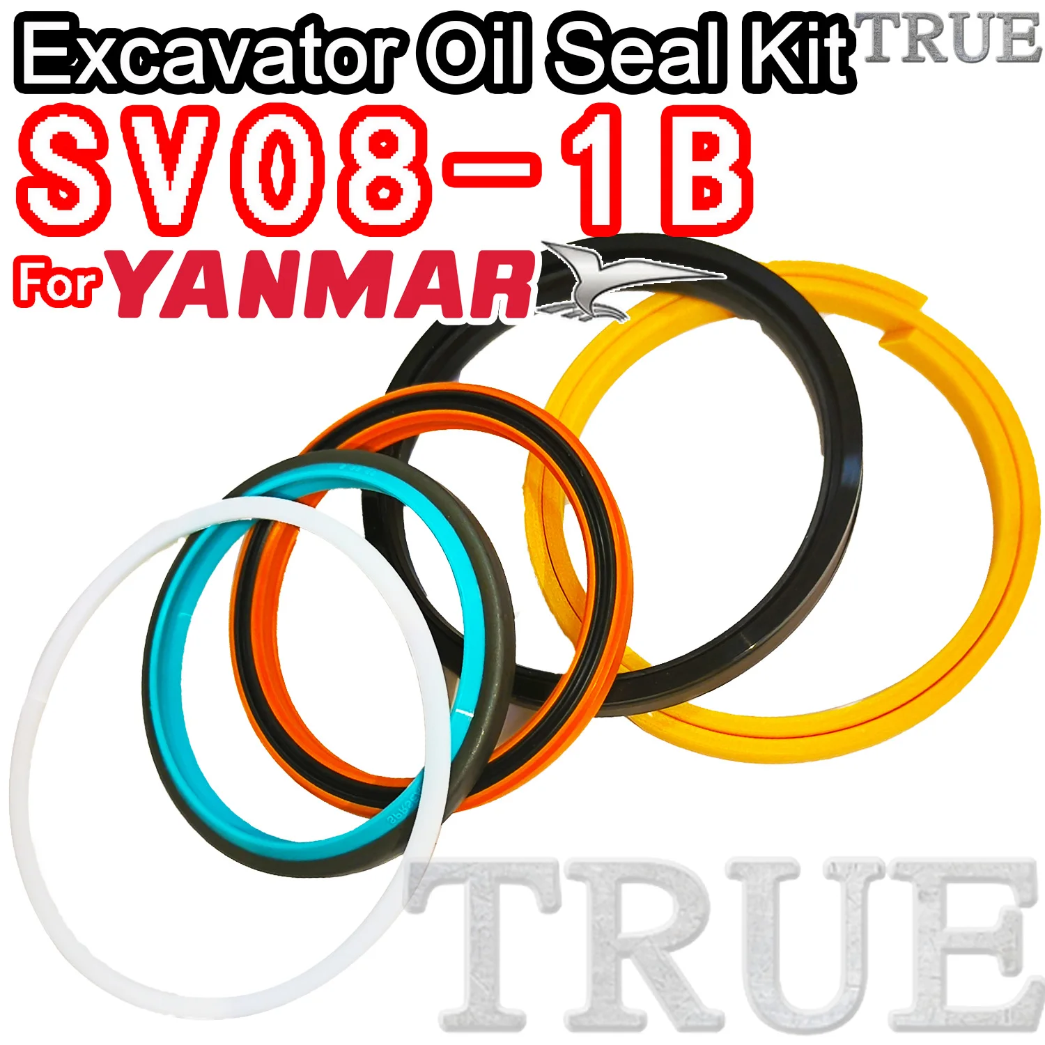 

For SV08-1B Yanmar Oil Seal Excavator Repair Kit SV08 1B Center Joint Gasket Nitrile NBR Nok Washer Skf Service Orginal Quality