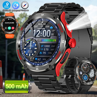 2024New For HUAWEI Xiaomi Outdoor Sport Smart Watch Men GPS Fitness Compass LED Flashlight 3ATM Waterproof BT5.3 Call Smartwatch