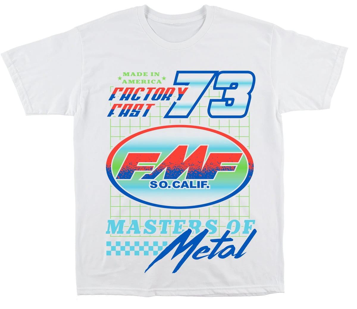 Angesagtes FMF Racing Grafik-Baumwoll-T-Shirt Unisex Sommer Kurzarm Mode Marken-T-Shirt Luxus Casual Vintage T-Shirts – Detail 3