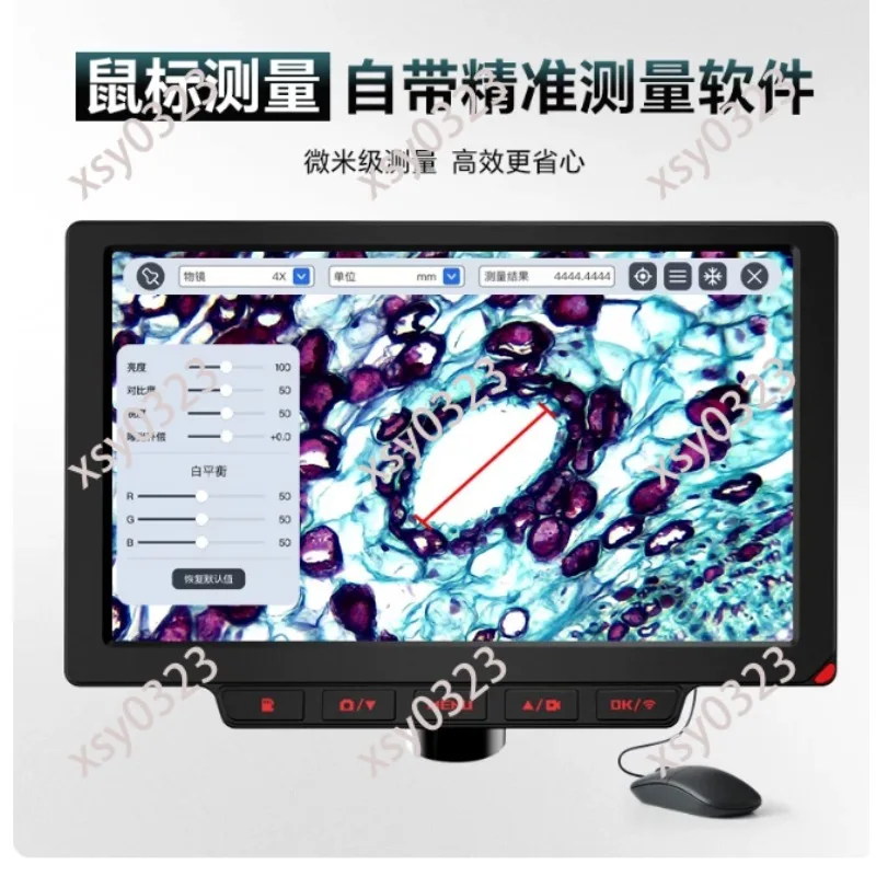 7/9/10 Inch IPS Microscope Display Screen, 4K HD Digital Magnifier Support Phone PC Photo Video