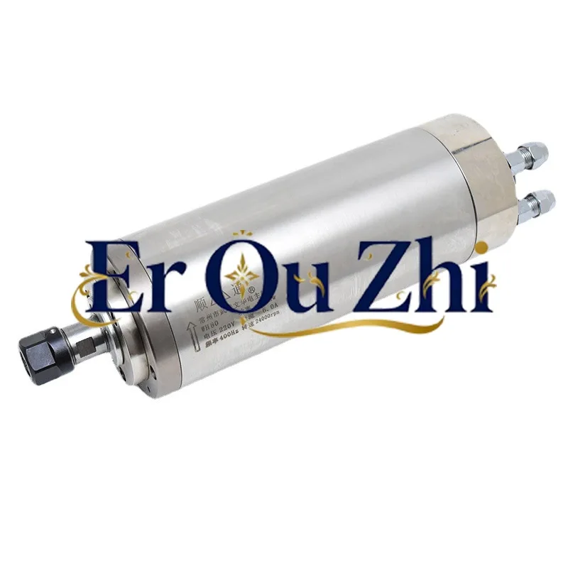 Engraving Machine Spindle Motor Water-cooled Spindle 2.2kw3.2kw Four Bearings Shuntong High-speed Water-cooled Spindle Motor
