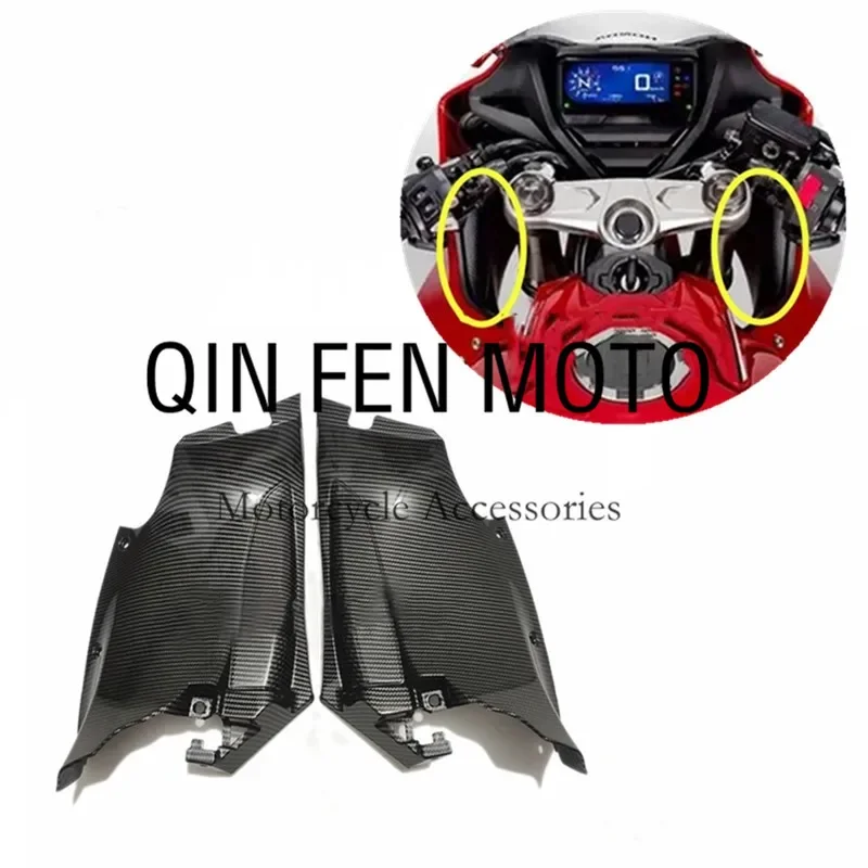 

Carbon Fiber Paint Upper Side Air Dash Cover Fairing Fit For HONDA CBR650R 2019 2020 2021 2022