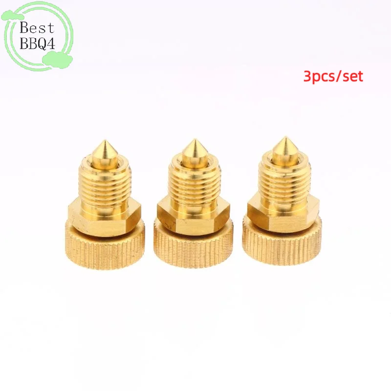 

3Pcs High Pressure Air Bleed Screw Copper Safety Bleeder Valve 3-Stage Pump Spare Replacement PCP Air Pumps Parts