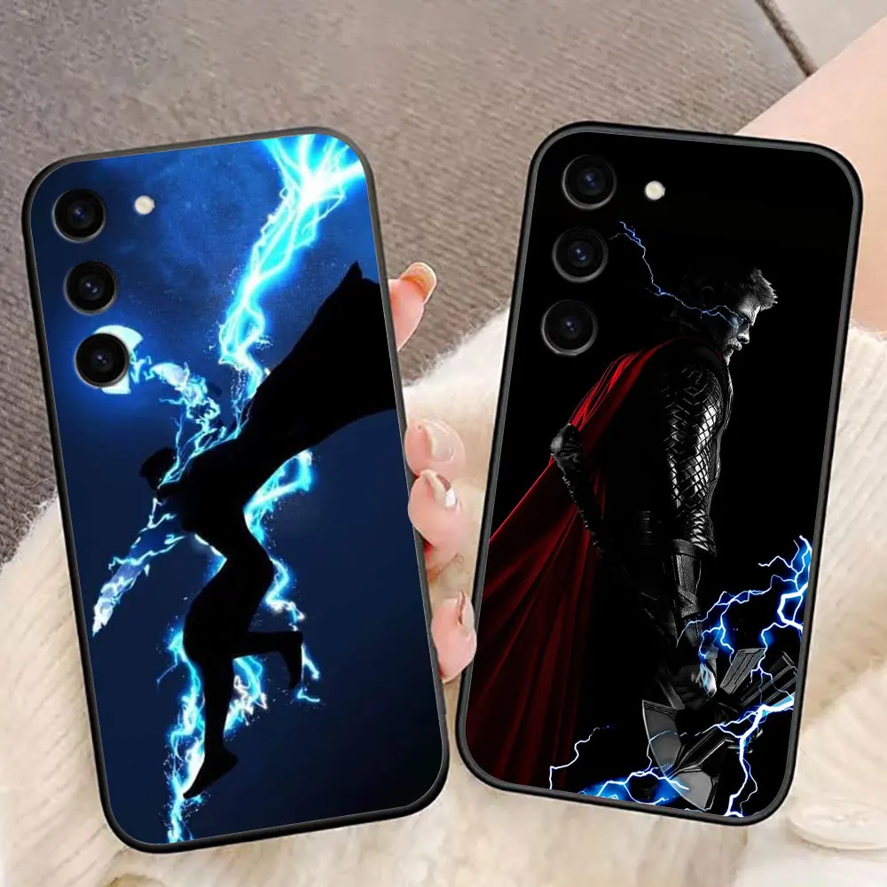 

Marvel Heroes Thor Cover Phone Case For Samsung Galaxy S25 S24 S23 S22 S21 S20 FE A10 S9 S11 S30 PLUS ULTRA EDGE TPU Case Funda