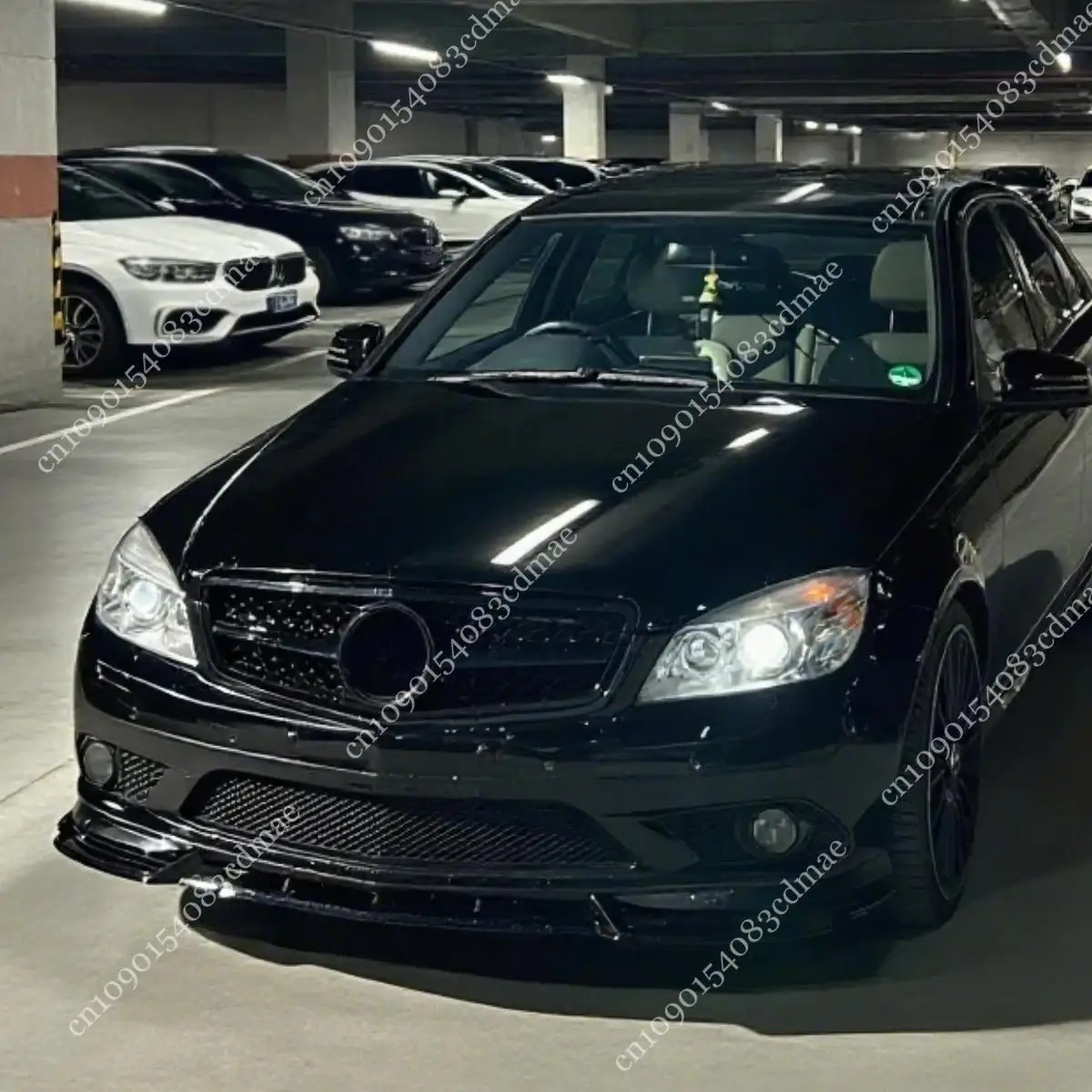 

Для Mercedes-Benz C-Class W204 2007-2010 AMG Line, предварительно фейслинг, передний бампер, спойлер, сплиттер, диффузор, нижняя защита, комплекты кузова