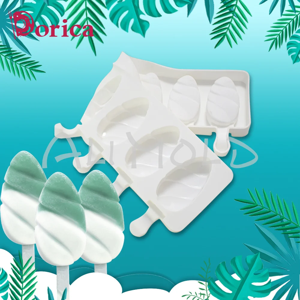 قطرة الماء سيليكون قالب الآيس كريم 8 ثقوب المصاصة مكعب صانع قوالب صينية شوكولاتة أدوات المطبخ حديقة المنزل أدوات الخبز #5