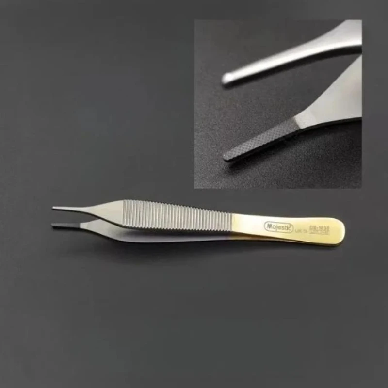 Dental Surgical Tissue Tweezer Dental Forcep Extraction Hemostat Medical Tweezer Dentist Surgery Tool Adson Forceps