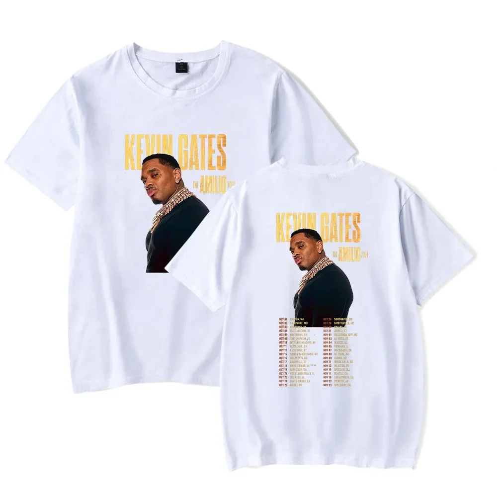Kevin Gates The Amilio Tour T-Shirts Merch Women Clothes Trend Casual Short Sleeve Top