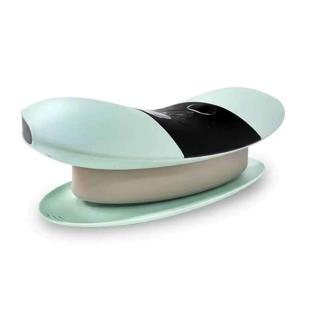 

Электрический массажер для поясницы, массажер для талии из АБС-пластика с горячим компрессом, вибрационный массажер для спины с пультом дистанционного управления для дома