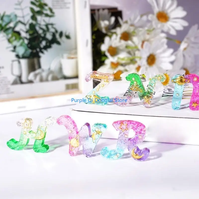 

L21E DIY Letters Symbol Pendant Silicone Mold Epoxy Resin Mold for Making Crafts