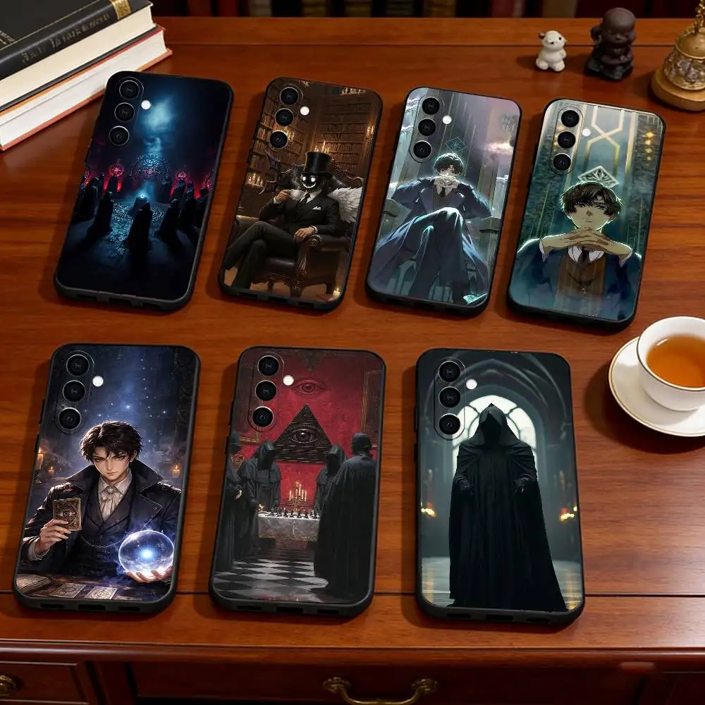 Anime L-Lord of the Mysteries Phone Case For Samsung Galaxy A73,A72,A71,A70,A53,A52,A51,Soft Silicone Black Cover