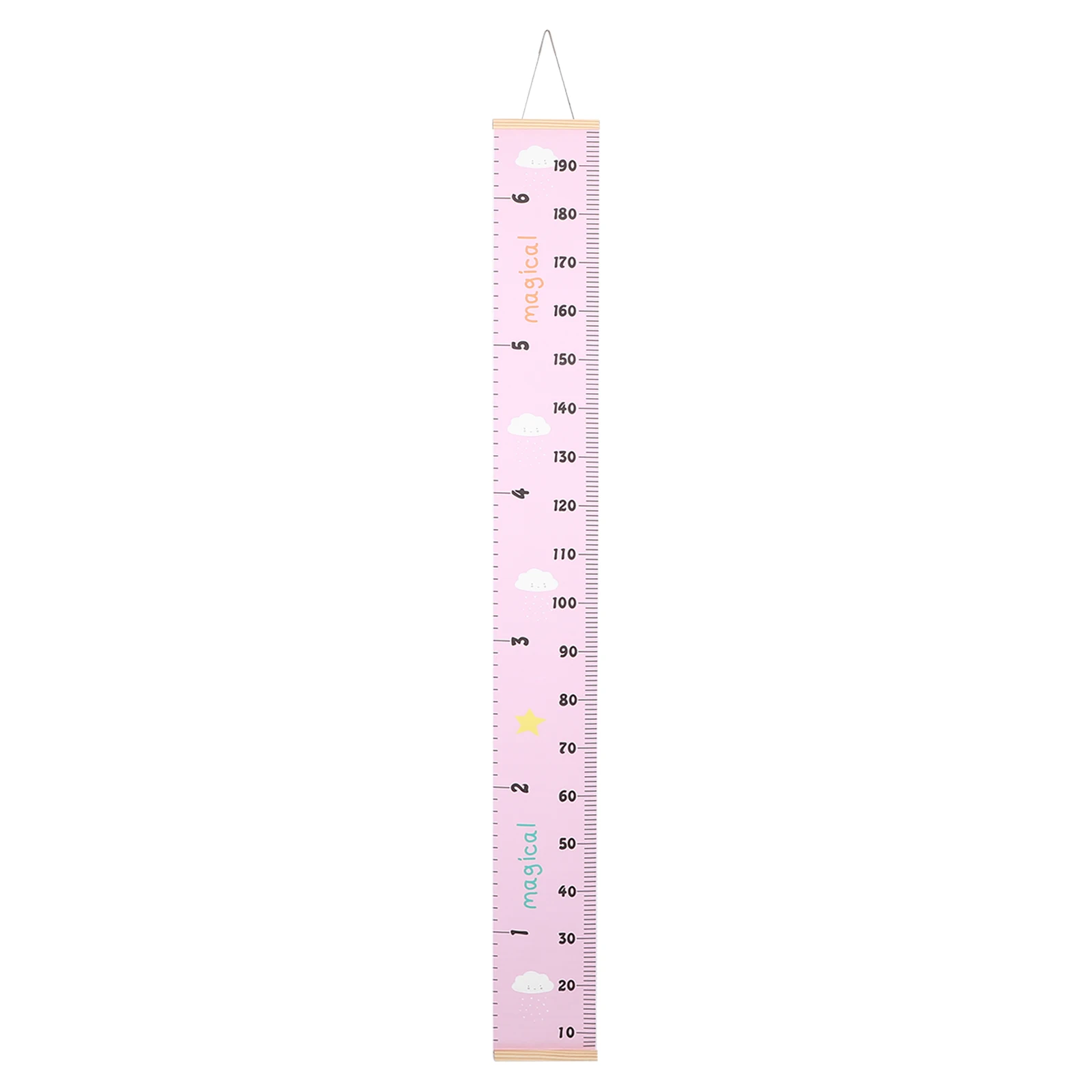 

1pc Kids Growth Chart Height Ruler Cartoon Measurement Tool Nursery Bedroom Decor Easy Install Remove Wall