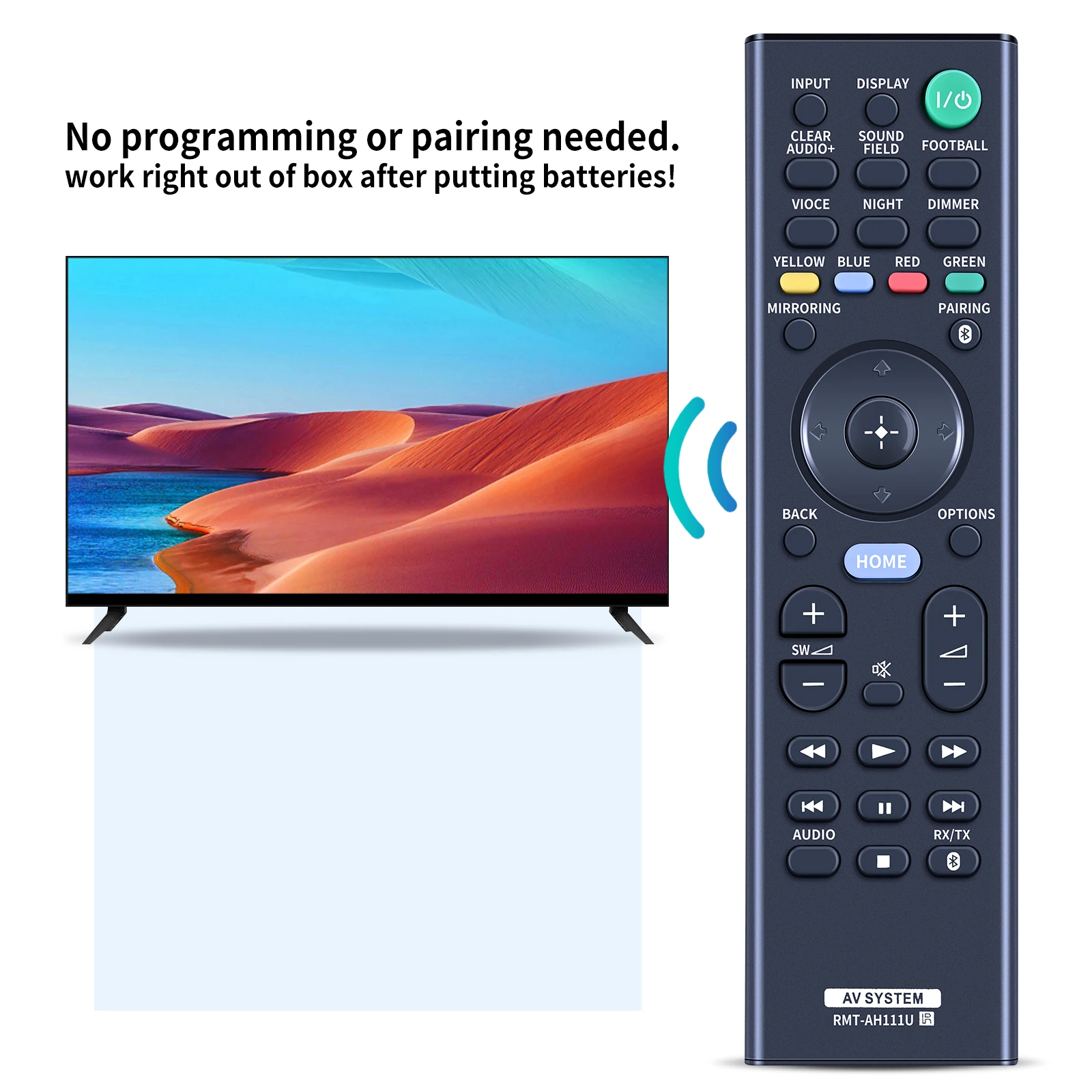 Nieuwe Remote RMT-AH111U Sub RMT-AH240U Voor Sony Soundbar HT-NT5 SA-NT5 HT-CT800