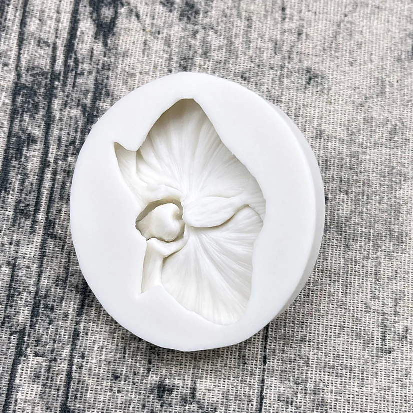 Flower Moth Orchid Silicone Sugarcraft Mold Resin Tools Cupcake Baking Mould Fondant Cake Decorating Tools