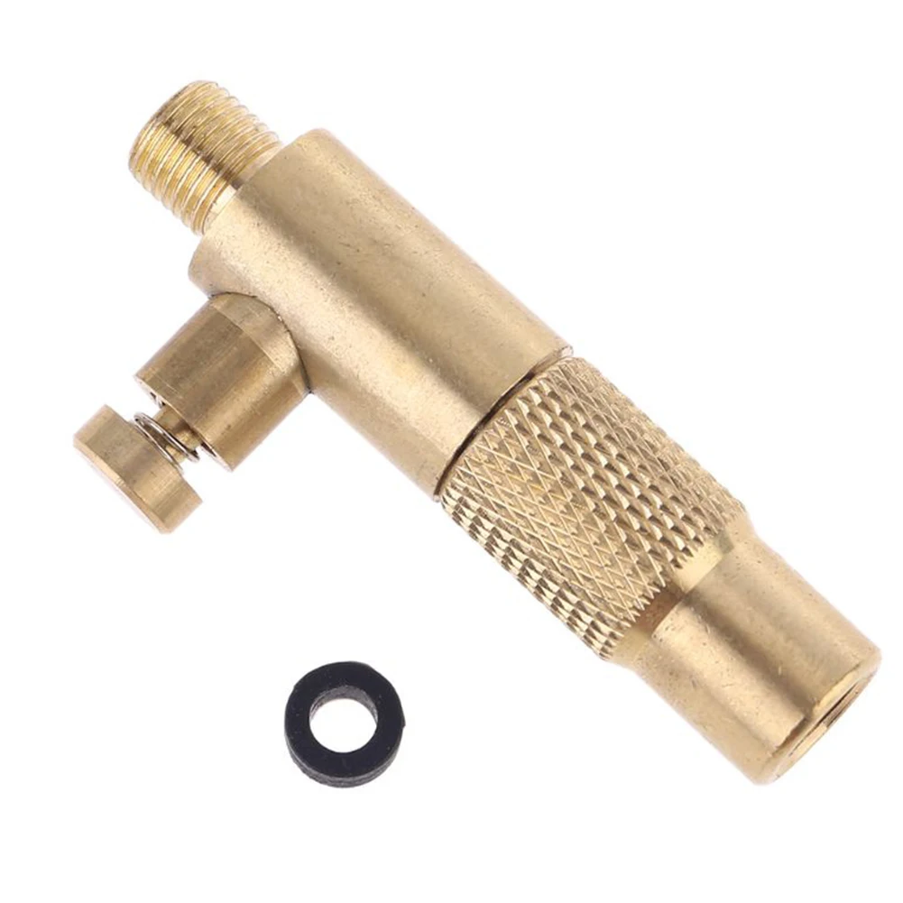 Brass Tire Inflation Converter with Deflate Function Extended Tire Inflator Tire Deflator Air Chuck Air Compressor Accessories