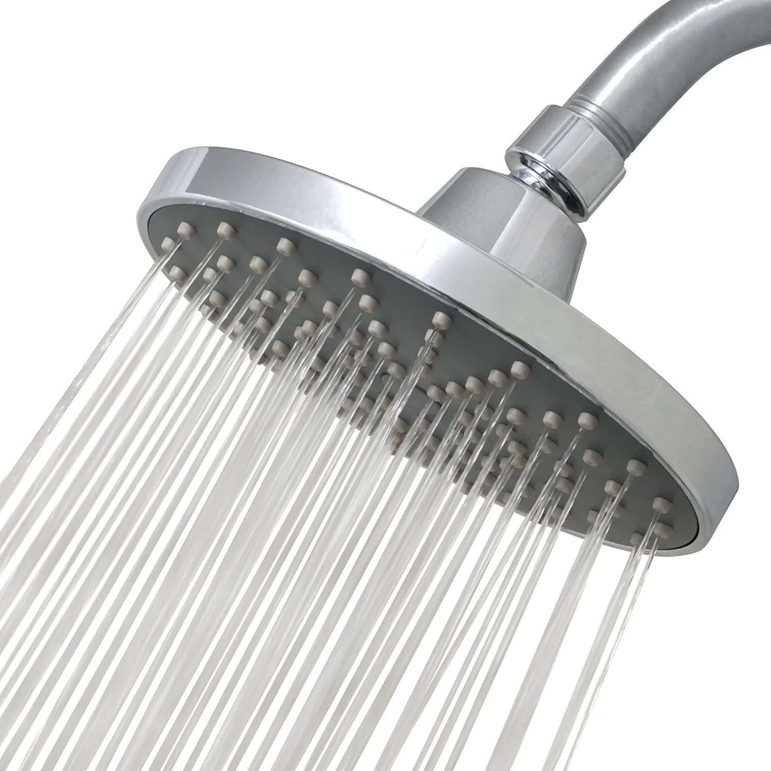 

Foreign trade cross-border plumbing Xiamen bathroom shower ABS 6 inch simple low pressure small hotel shower head