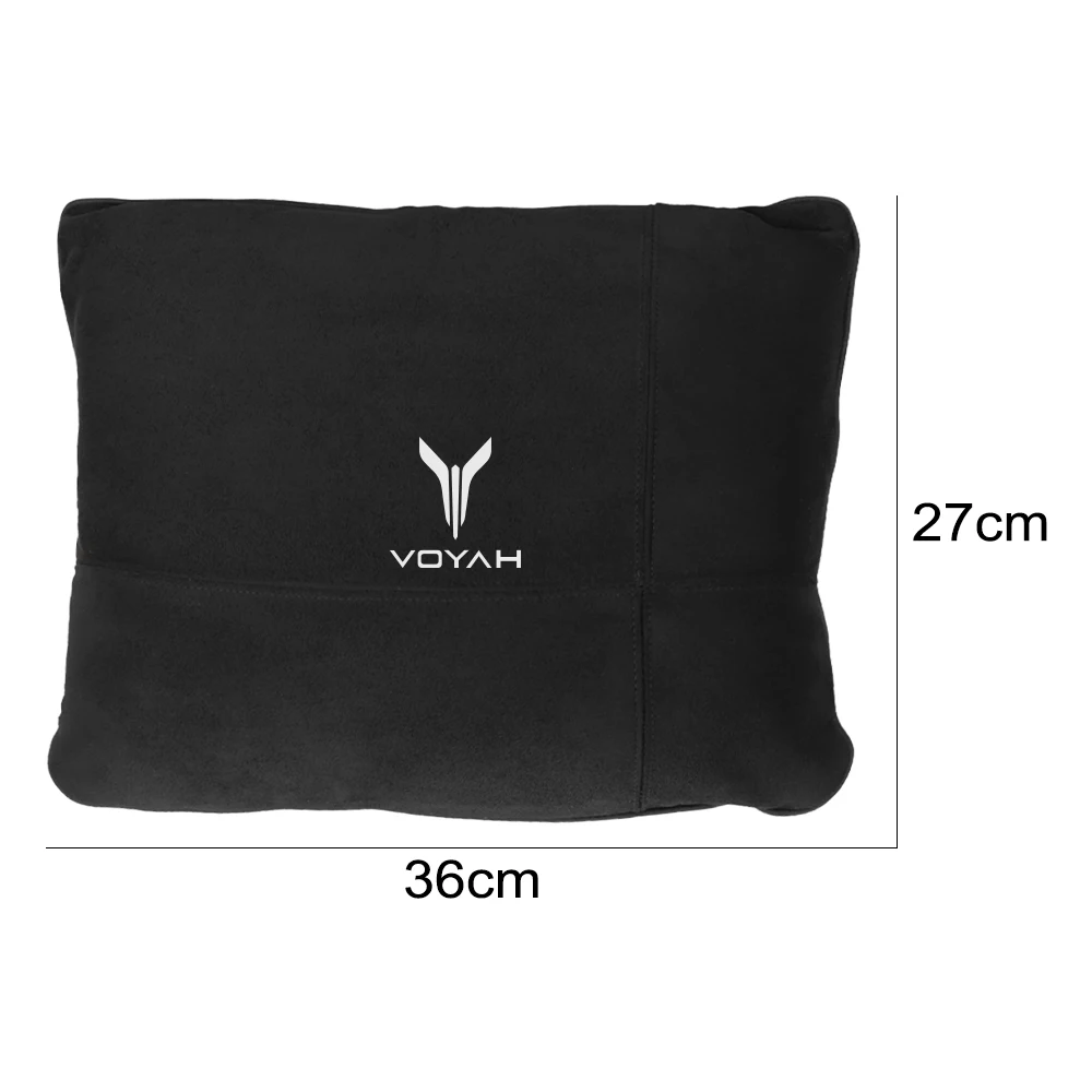 For Dongfeng Voyah Free Dreamer 2021 2022 2023 Suede Auto Lumbar Support Pillow Back Support Cushion Massage Waist Seat Cushion