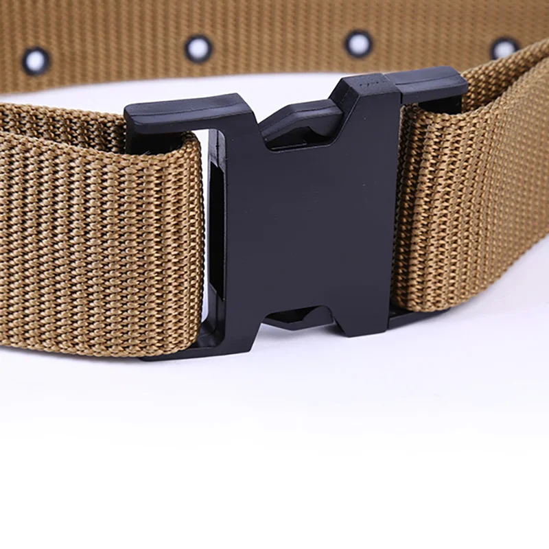 Fabric Tactical Army Belt Canvas Casual Fashion Luxury Designer Jeans Belt for Men Military Sports Strap with Adjustable Belt