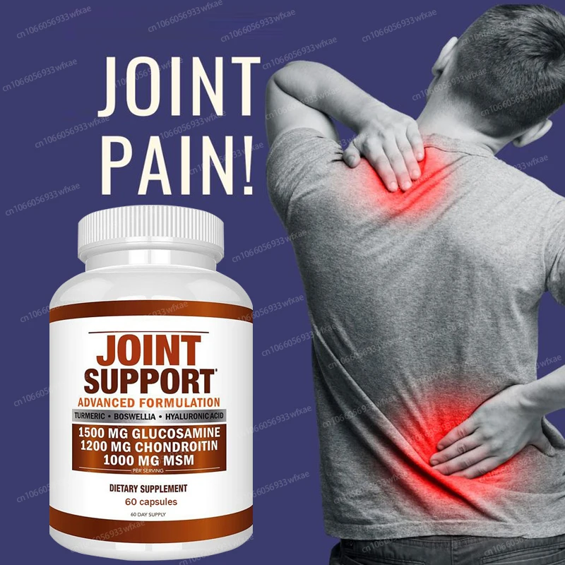 

3 In 1 Glucosamine & Chondroitin & MSM Capsules Support Sciatic Nerve Care and Joint Health Pain Relief