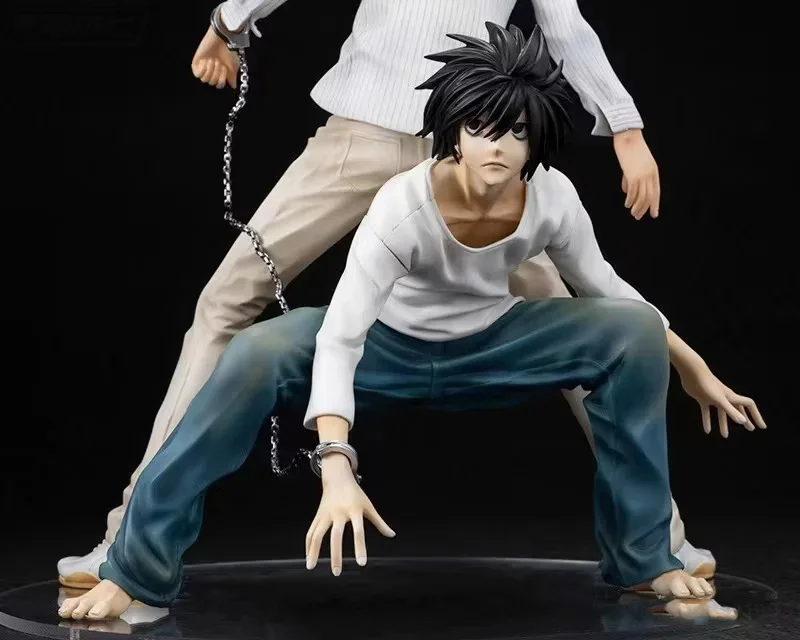 20cm DEATH NOTE Yagami Light L -lawliet L Lawliet Anime Figurine Action Figure Toys Doll regalo di natale senza scatola