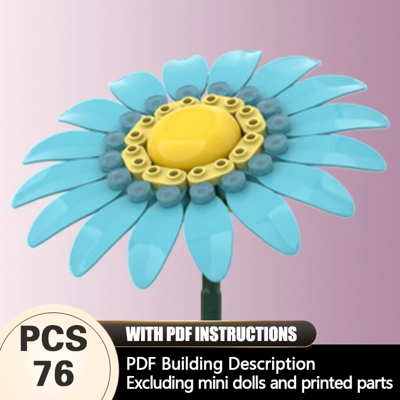 

Creators Plant Series Model MOC Building Bricks Asteraceae Plant Modular Technology Gifts Holiday Assemble Children Toys Suit