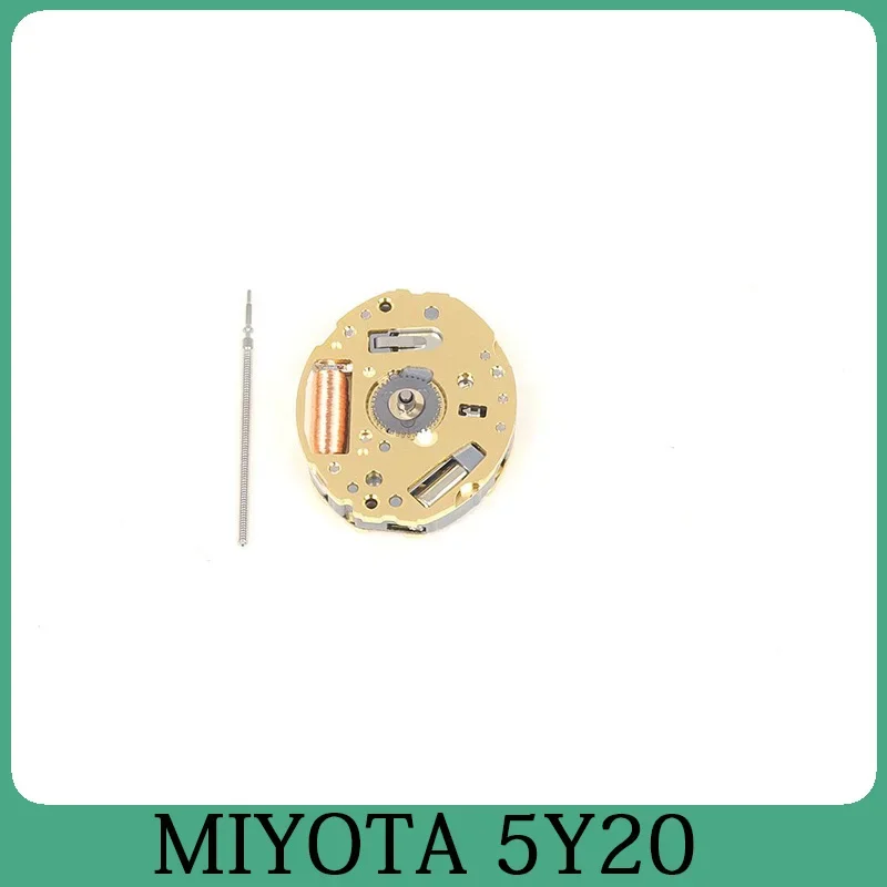 Ew Original Miyota 5y20 Movement Quartz Watch Movement Gold 2 Hands Watch Repair Accessories Japan with Battery& Stem