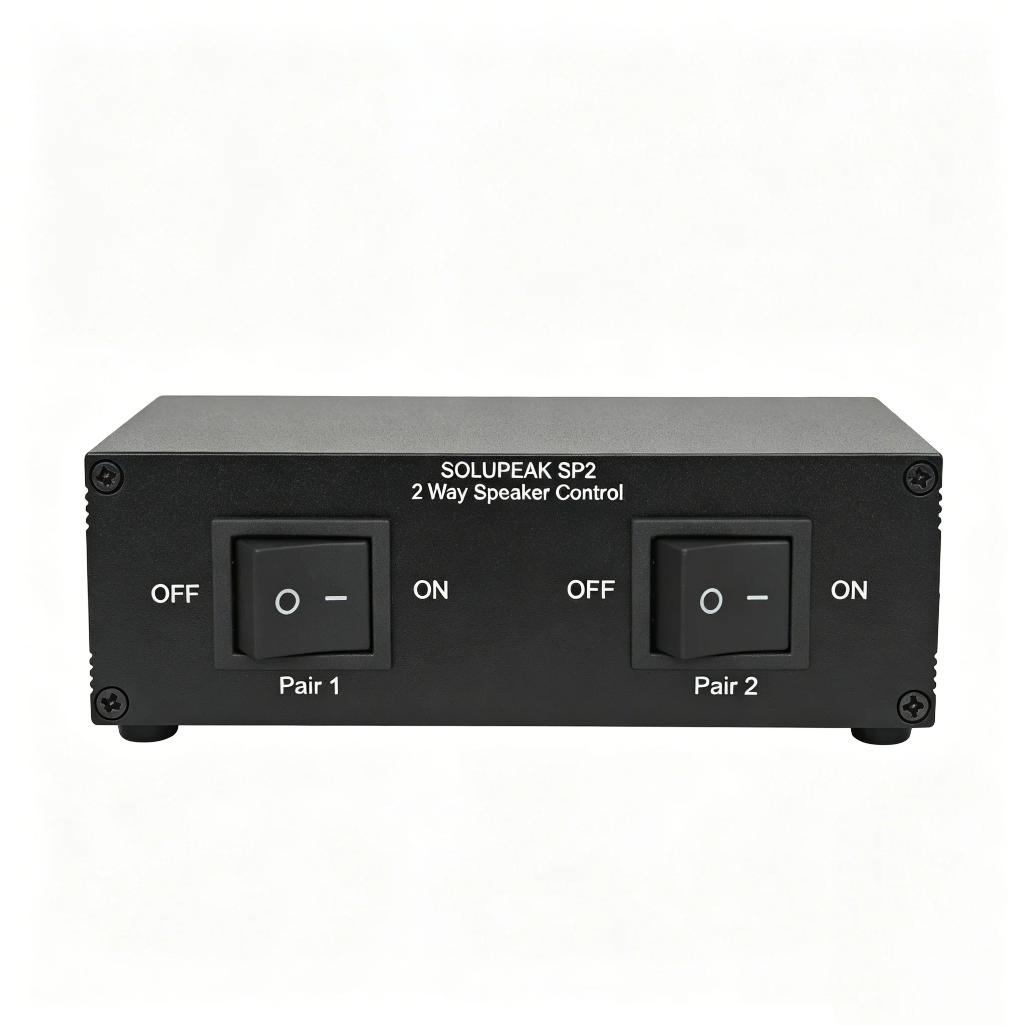 2 Way Stereo Audio Speaker Switcher 2 Zone Speaker Selector