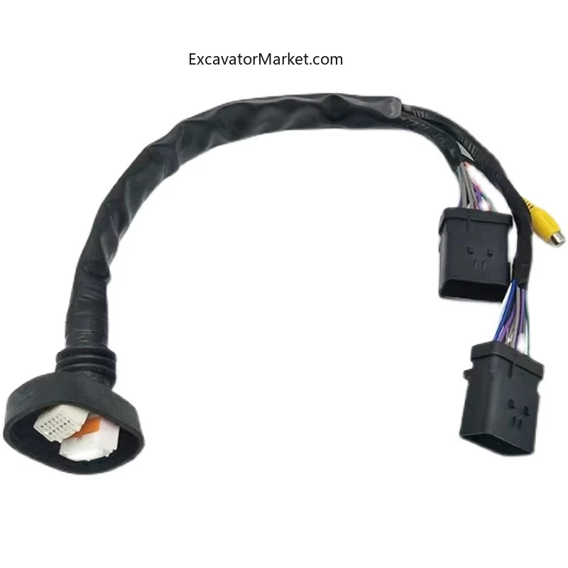 Excavator Spare Excavator For Caterpillar cat e320d 329d 330d 336d Display screen harness Display instrument plug wire