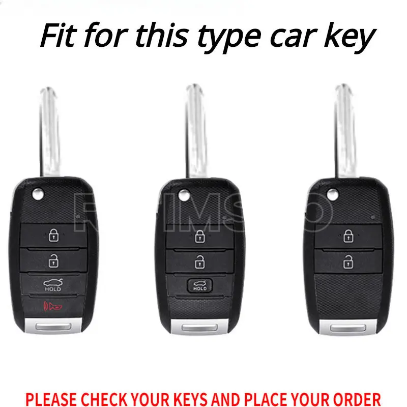 New TPU Car Flip Key Case Cover Shell For KIA Rio 3 K2 Ceed Cerato K3 K5 Sorento Sportage Soul K4 Picanto Optima Forte Stinger