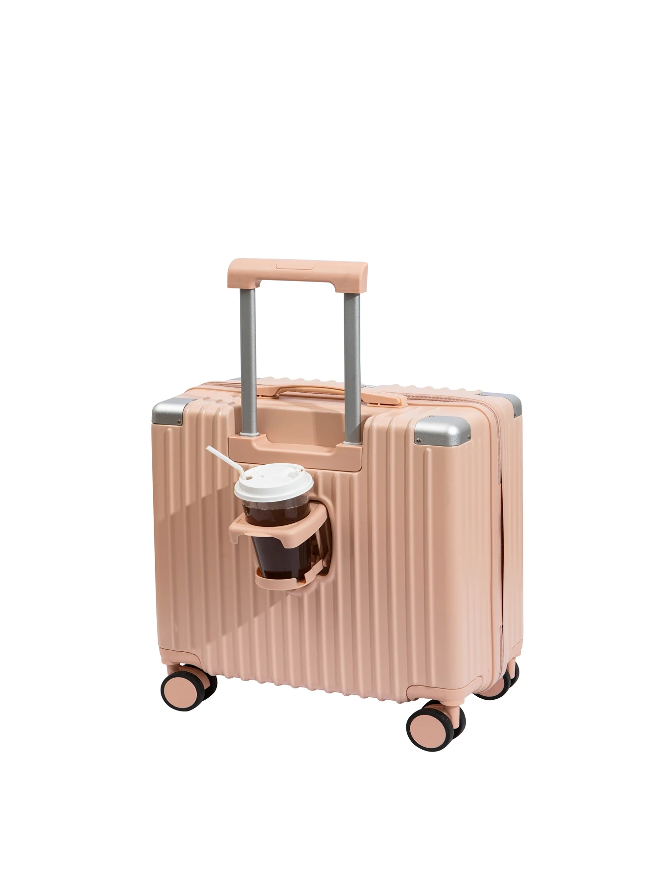 Multi functional luggage suitcase 18 inch luggage case student large capacity travel suitcase password box internet famous model