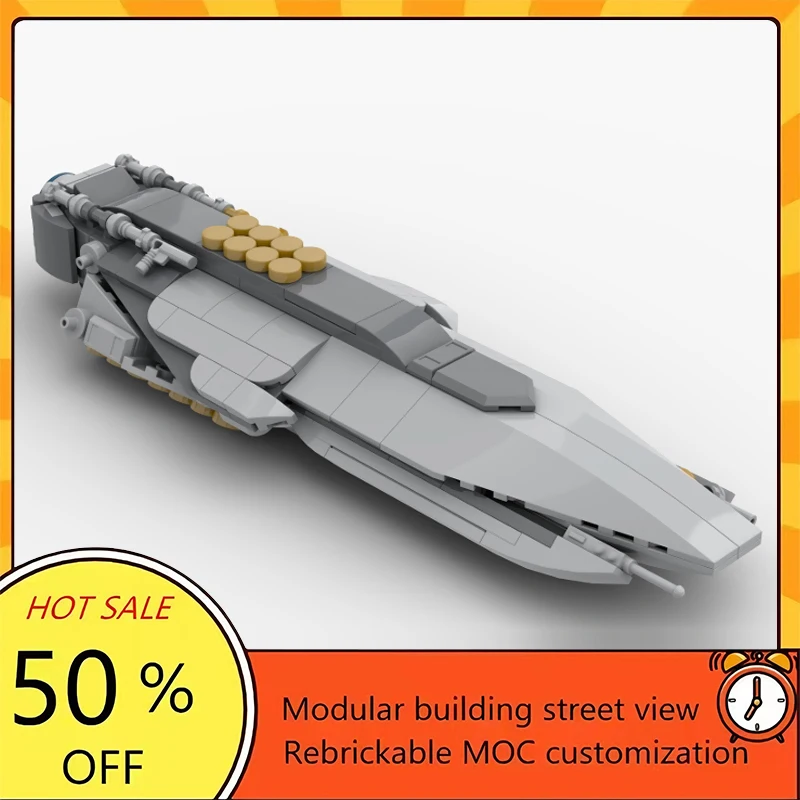 

217PCS Popular Space War Movie Model MOC Building Bricks Spaceship Modular Technology Gifts Holiday Assemble Children Toy Suit