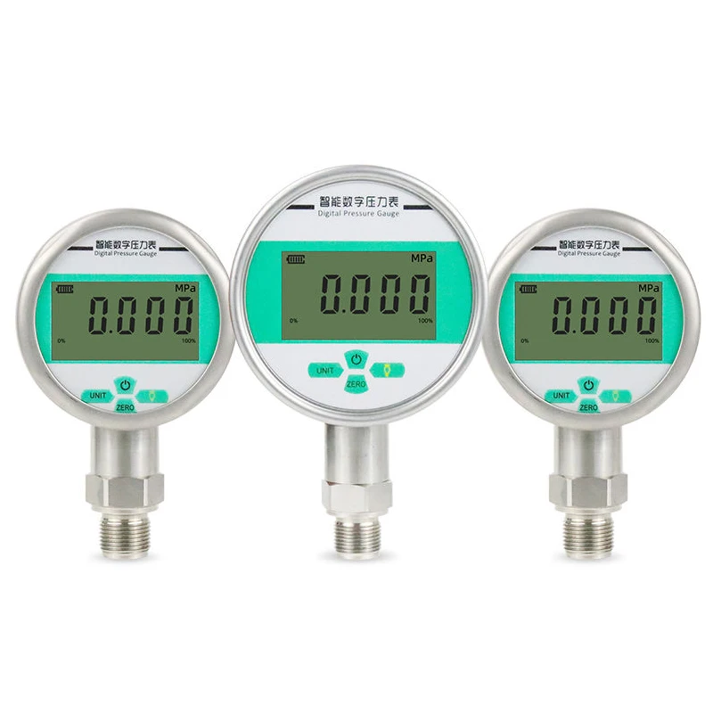 

Shock-proof Vacuum Water Oil Pressure Gauge Digital Manometer for Gas Pressure