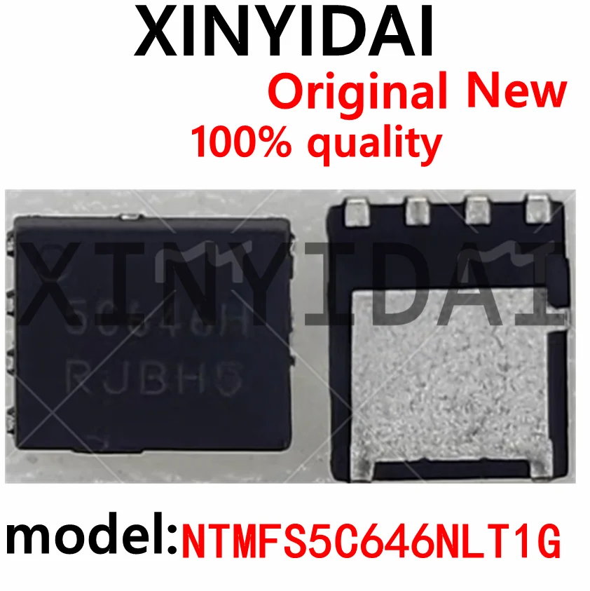 

2PCS NTMFS5C646NLT1G printing wire 5C646L N channel 19A/60V DFN5X6 brand new original