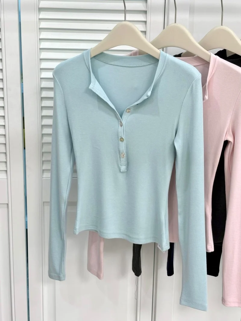 Exquisite Proportion Henry irt Yoga Sportswear Long Sve T-Shirt Herbst Winter Basisschicht Vielseitiges Slim Fit Fitn Top