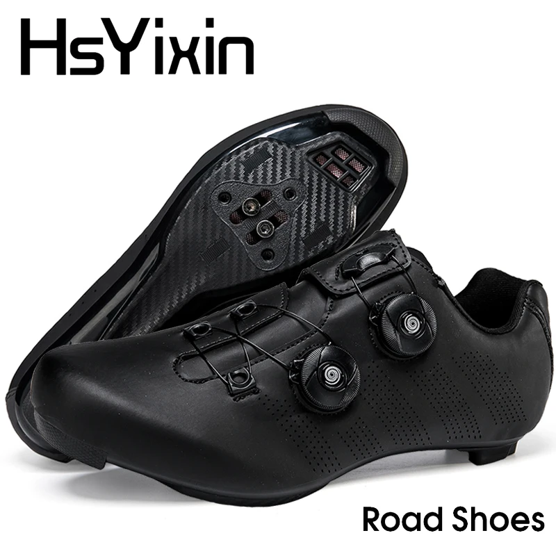 HsYixin Professional Cycling Shoes Men's Women's Cycling Flat Shoes Triathlon Indoor Shoes Bicycle Cleats Sneakers